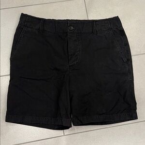 James Perse Men's Black Flat Front Shorts